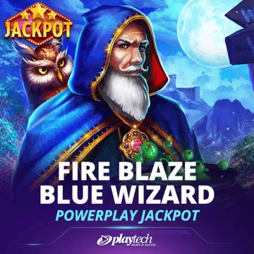 Fire Blaze: Blue Wizard PowerPlay Jackpot